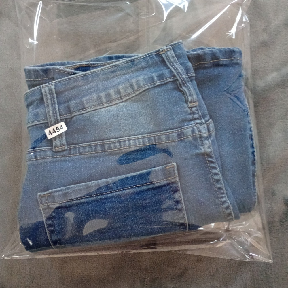 YMI High Rise Flare Denim Jeans Womens‎ Size 5 / 27 Blue Button Fly Festival - Picture 16 of 16